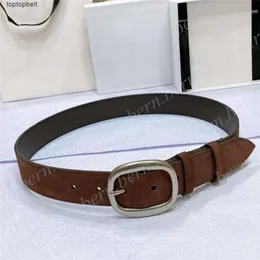 Premium Leather Fashion 3.5cm Width Belt for Men or Women Belts with Gift Box Christmas Gift 10A