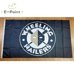 ECHL Wheeling Nailers Flag 35ft 90cm150cm Polyester Banner Dekoration Flying Home Garden Festliche Geschenke6802669