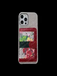 Fundas para teléfono con billetera de tarjeta oficial de diseñador para iPhone 14 13 12 11 Pro max 14Plus 14pro 13pro 12pro 11pro X Xs Xr 8 7 plus Fashion L7394330