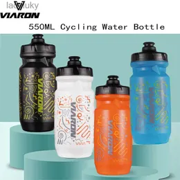 Botellas de agua Jaulas VIARON 550ML Ciclismo de carretera Botella de agua A prueba de fugas Soporte para bicicleta Beber MTB Bicicleta de montaña Botella deportiva Taza a prueba de polvo PortableL240124