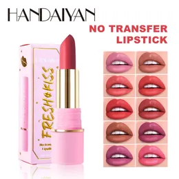 Han Daiyan Handaiyan Dream Non Stick Lipstick 10 لون أحمر الشفاه غير لامع وترطيب الحدود عبر الحدود