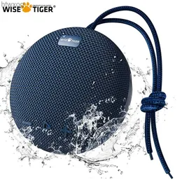 휴대용 스피커 Wisetiger Outdoor Sports Speaker Bluetooth IPX7 방수 Typec 충전 사운드 상자 TWS 서라운드 오디오 BT5.0 스피커 5W 음악 상자 YQ240124