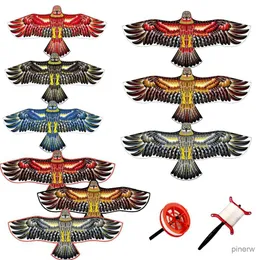 Drachenzubehör, 50 Meter Drachenleine, großer Adler, fliegender Vogeldrachen, 1,1 m, Adlerdrachen, Kindergeschenk, Familienausflüge, Garten, Outdoor-Spielzeug, Sportspielzeug