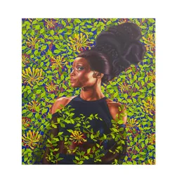 Kehinde Wiley Shantavia Beale II 2012 Painting Poster Print Home Decor Framed Or Unframed Popaper Material4783925