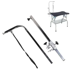 Suporte para tosa de animais de estimação, 105cm, com estilingue, suspensório de aço ajustável, mesa de tosa, suporte para braço, cachorro, gato, para mesa de banho