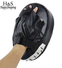 Hohe Qualität 1 Stück Blackred Boxhandschuh Mma Ziel Haken Jab Fokus Schlagpolster Sicherheit Mma Trainingshandschuhe Karate3551412