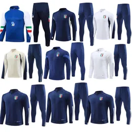 23 24 ItalyS спортивный костюм Tuta Maglia Джерси 23/24 Italia Italie тренировочный костюм survetement camiseta ФУТБОЛЬНЫЕ трикотажные изделия Chandal комплект для футбола мужчины uomo Calcio