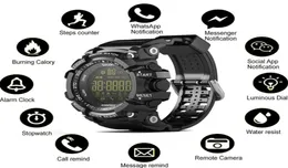 EX16 Smart Watch Bluetooth Waterproof IP67 SMART WRISTWATCH RELOGIOS PEDOMETER STOPWATCH SPORT JACLATE FÖR IPHONE ANDROID TELEFON W9461701