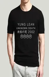 Mode YUNG LEAN ONBEKENDE DEATH Sad Jongens Print T-shirts Mannen Casual Katoen Korte Mouw Zomer T-shirt Hiphop Oneck Tee Shirts9455183