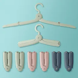 Foldable Travel Hanger Outdoor Portable Clothes Hangers Multi-functional Rack Space Saving Non-slip Easy Storage 240118