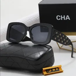 Fashion CHANLE Sunglasses Women's designer square frame plate glasses Luxury men's street shot sunglasses birthday gift