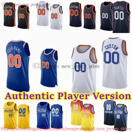 30 Julius Randle Jersey Custom Player Wersja 11 Jalen Brunson Basketball Authentic zszyty koszulki Josh Hart Daquan Jeffries Mitchell Robinson Quentin Grimes