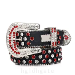 2024 Fashion Womens Belt Belt Rhinestone BB Blts Ceinture Homme مصمم رسالة جمجمة زهرة مثير Punk Party Party Band Mens حزام قابلة للتعديل Hg093