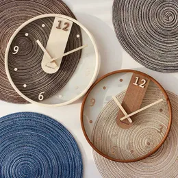 Orologi da parete Nordic Interior Orologio da parete DECORAZIONE Creativo Creativo Orologio trasparente semplice Giapponese Ins Ultra-Sirt Clock