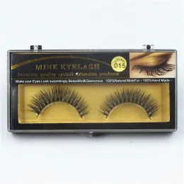 3D Mink Eyelashes 8 أنماط زائفة رمش طبيعية طويلة السميكة الرموش امتداد 1 زوج عالي الجودة ZZ