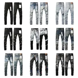 Mens Jeans Designer Empilhados Calças Longas Ksubi Rasgado High Street Patch Hole Straight Moda Streetwear Silm HC5R 9SZG