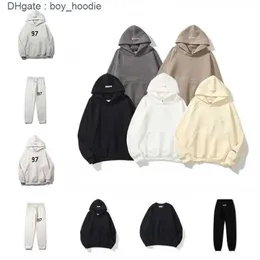 EssentialSweathirts Ess Sis 1977 Hoodie Sweatshirts Erkek Krop Hip Hop Büyük Boyutlu Jumps Hoody O-Neck 3D Harfler Esshoodie En Kalite Boyutu S-XL 1UXD