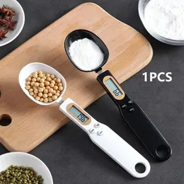 Mätverktyg Portable Electronic Spoon LCD Digital Kitchen Scale Weight Volumn Food