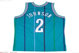 Custom Stitched Larry Johnson Mitchell Ness 200203 Classics Jersey XS6XL Throwbacks Basketball jerseys Cheap Men Women Youth8266464