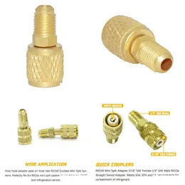 Pneumatic Tools -R410A Refrigeration Charging Adapter 5/16 Sae F Quick Couplers To 1/4 M Flare Saepneumatic Drop Delivery Automobiles Otvrl