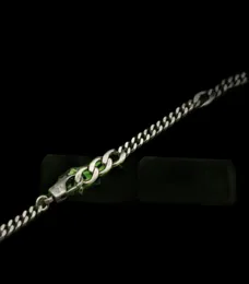 Gioielli 22ss Argento 925 Lettera G Collana con pendente in smalto verde men039s e women039s braccialetto moda regalo di festa5325314