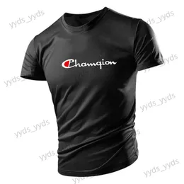 Erkek Tişörtleri Kısa Kollu T-Shirt Erkek Yaz Yuvarlak Boyun Sweatshirt Hafif Nefes Bitir ve Hızlı Kurutma Açık Spor Giyim Yeni T-Shir T240124