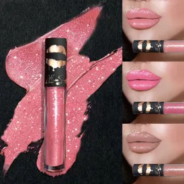 Diamond Shimmer Glitter Lip Gloss błoto aksamitna matowa płynna szminka błyszcząca perłowa błyszczona warga seksowna makijaż makijażu lipgloss 417