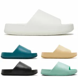 Sakin Slaytlar Tasarımcı Sandalet Flats Terlik Yeşim Ice Geode Teal Yelken Beyaz Siyah Flip Flops Sandal Yaz Plajı Sıkıcı Kadın Slayt Ayakkabıları EUR 36-45