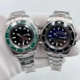 2024 Nieuwste stijl QC herenhorloge uurwerkhorloges 44 mm Sea-Dweller 126660 D-blauw 904L stalen keramische ring Waterdicht mechanisch Automatisch herenhorloges