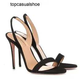 Aquazzura bayan tasarımcıları sandaletler pvc Izzy pleks sandal topuklu krista toka parti gelinlik ayakkabı topuk seksi sırt kayış deri taban sandal 35-44