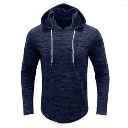 Men's Hoodies Workout Hoodie Muscle Gym Sport Sweatshirt Long Sleeve Lightweight Athletic Pullover Hooded Casual Streetwar Sweat Homme