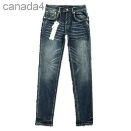 Jeans für Männer, Reißverschluss, klassische Hose, lila Jeans, Denim, Streetwear, Herrenhose, lässig, entspannte Passform, Jogginghose, großer Junge, Slim-Fit, hohe Stretch-Jeans, Blau P02H