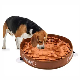 المعدات 2021 جديدة للكلب الأليف الكلب Snuffy Mat Pet Sniffing Blanket Pet Toy Toy Toy Dog Cog Dog Indoors Dekence Training HAT