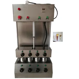 Самые популярные высококачественные автоматические хрустящие сахарные вафли Kono для изготовления конусов для пиццы, оборудование для выпечки, машина для пиццы Cono, цена