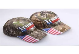 Wybory prezydenckie w USA Trump Hat Camouflage Baseball Caps Trump 2024 Hat Hafdery Letters Drukowanie Hip Hot Hats szczyt Cap G335377748