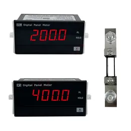 100A/200A/400A Digital Meter DC 5-500 V Voltmetro Amperometro LCD LCD a 3,5 cifre DC Corrente di potenza Detector di energia di potenza Amperimetro