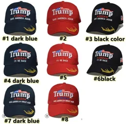 8 cores 2024 Trump Presidential Election Letters Bonés de beisebol para homens mulheres esportes eleição americana boné de pico hip hop pico cap8997603