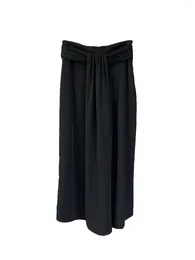 Skirts Solid Color Long Half Skirt Fashion Advanced Simple Atmosphere Comfortable Versatile 2024 Autumn And Winter 1108
