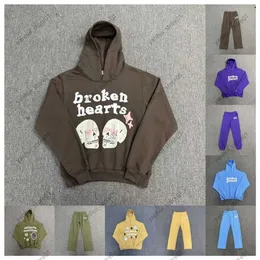 Broken Planet Hoodies graficzny Designer Drukukowany męski Y2K Hoam 3D Foam Graffiti Letter Sweat Hip Hop Harajuku bluzy Pullover Kobiety długie rękawowe kombinezony QH8