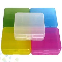 صندوق علبة البطارية حامل السلامة حاوية تخزين ملونة عالية الجودة بلاستيك حالة محمولة تناسب 26650 بطارية ZZ