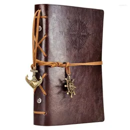 Написание дневника Active Notepad Блокнот винтажный пиратский якорь логотип