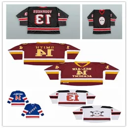 Mann Film Hockey JASON VORHEES 13 FREITAG DER 13. SCHWARZ J.Cole 14 Forest Hills Dr. 14 Will Smith Bel-Air(Bel Air) Jersey Stickerei Gelb W 32