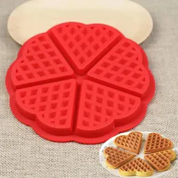 Moldes de cozimento Waffle Mold Multifuncional Tendência Flexível Durável Muffin Pan Torta Pão de Chocolate Seguro