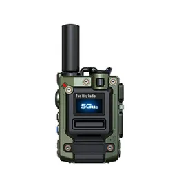 Walkie Talkie Public Network 4G 3G 2G WCDMA統合デュアル周波数双方向の無線無制限距離5000キロメートルドロップオットフォブを配信する