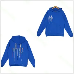 Mavi Mens Hoodies Peri Vinç Bulutları Tasarımcı Hoodie Fave Çiçeği Yıldızlarla dolu Sweatshirt Sweaters Hoody Büyük Boyutu Hoodys L 918