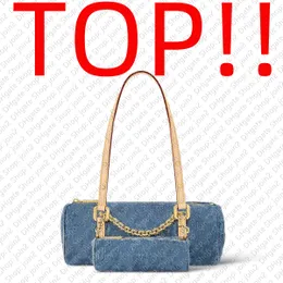 10a denim. Omuz çantaları üst. M46830 Papillon Lady Designer Çanta Çantası Hobo Satchel Debriyaj Akşam Baget Kova Üst Tutlu Tote Çanta Mini Pochette Accessoires