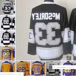 1967-1999 영화 레트로 CCM 하키 저지 자수 99 Wayne Gretzky Jerseys 33 Marty McSorley Vintage Jerseys 36