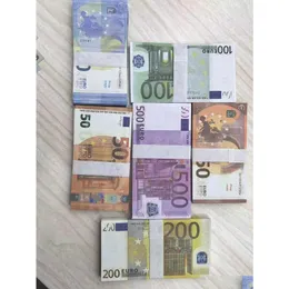 Sztuka i rzemiosło obce waluty euro Monety Money Dollar Fake Chip Collection Banknotowie Tokeny Brytyjskie rekwizyty Kopiuj funt fak homefavor dhwby