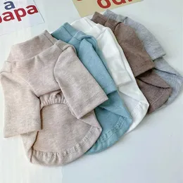 Cão vestuário cão hoodies roupas de algodão macio roupas para animais de estimação respirável ajuste filhote de cachorro gato pulôver traje casaco chihuahua bulldog camisa acessórios