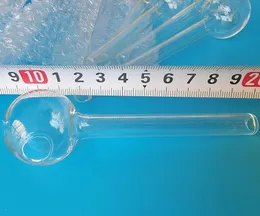 Tubo per bruciatore a olio in vetro Pyrex da 4 pollici Tubi trasparenti di qualità trasparente Tubi Great Tube Punte per unghie Heady Bong G5-10 LL